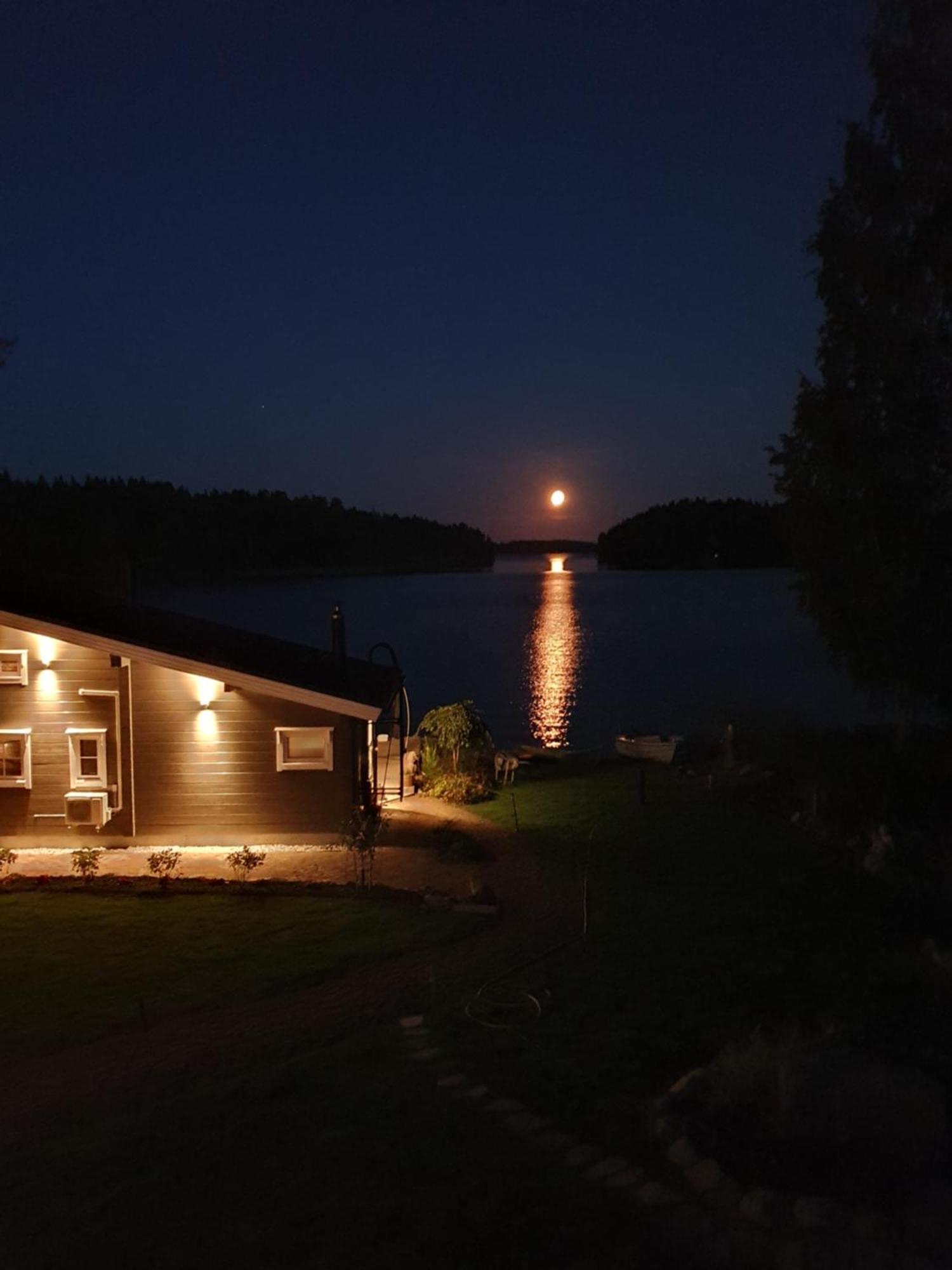 Stunning Log Cabin 45M2 On The Shore Of Kallavesi. Kuopio Exterior foto
